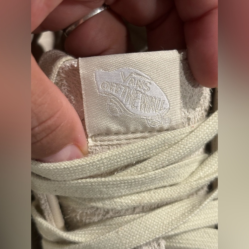 Vans Off-White High-Top Sneakers - Picture 5 of 9